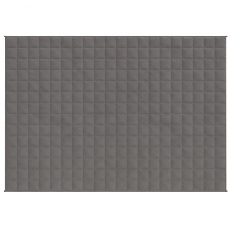 Gewichtsdecke Grau 150x200 cm 7 kg Stoff