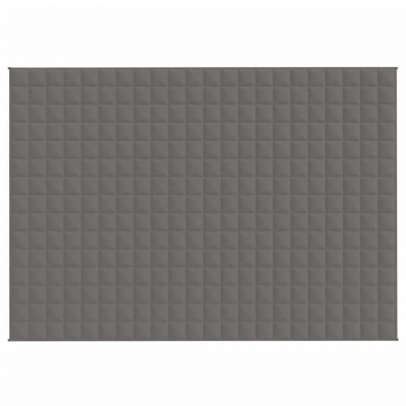 Gewichtsdecke Grau 155x220 cm 7 kg Stoff