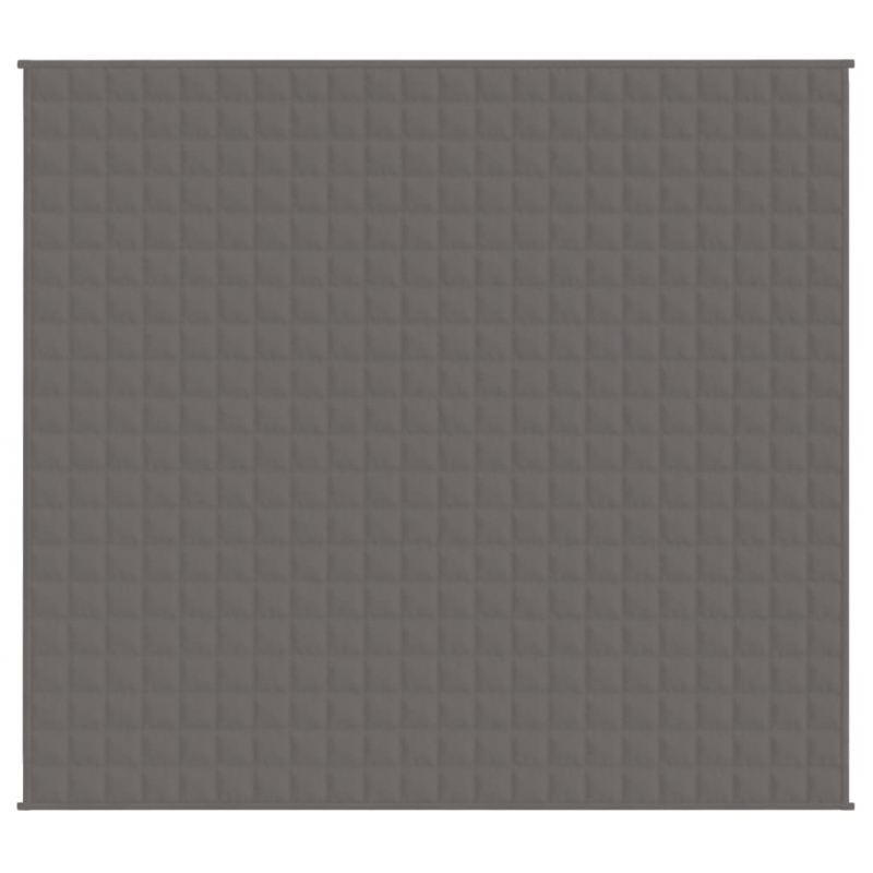 Gewichtsdecke Grau 200x225 cm 9 kg Stoff