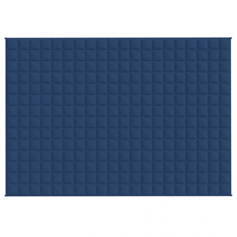 Gewichtsdecke Blau 138x200 cm 10 kg Stoff