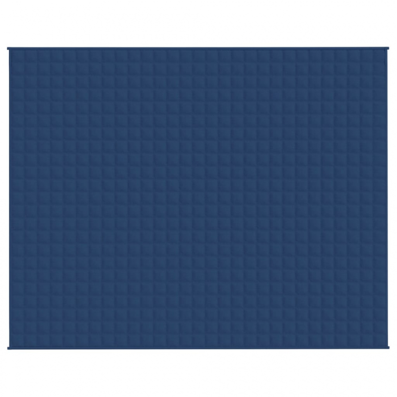 Gewichtsdecke Blau 235x290 cm 11 kg Stoff