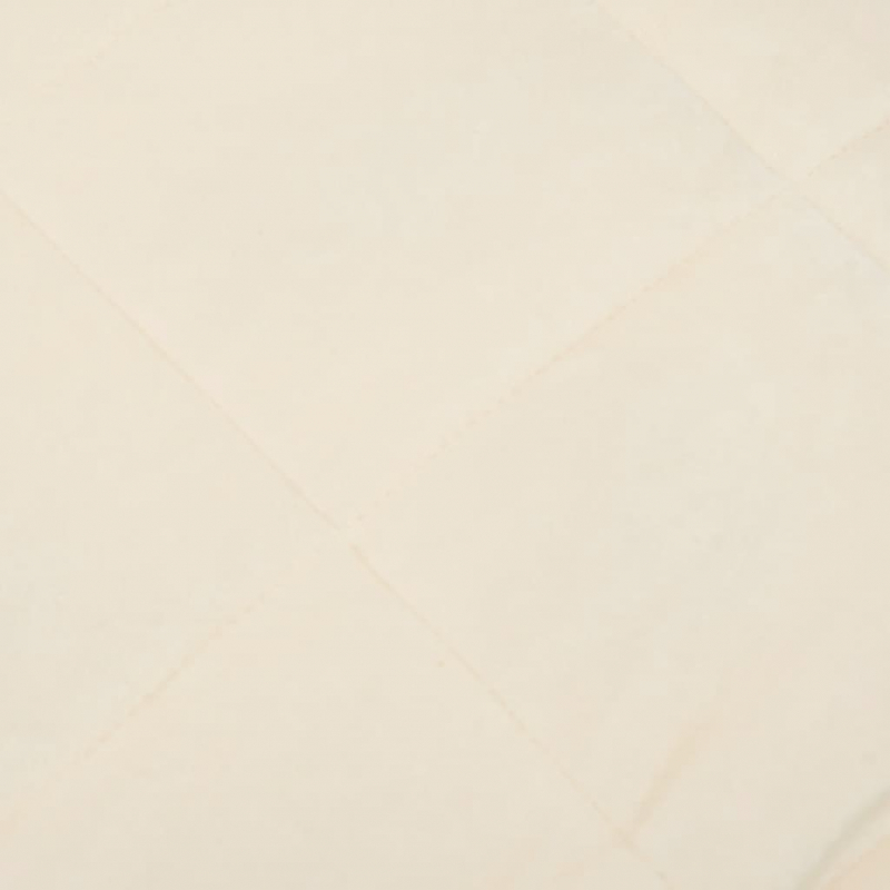 Gewichtsdecke Hellcreme 220x235 cm 15 kg Stoff