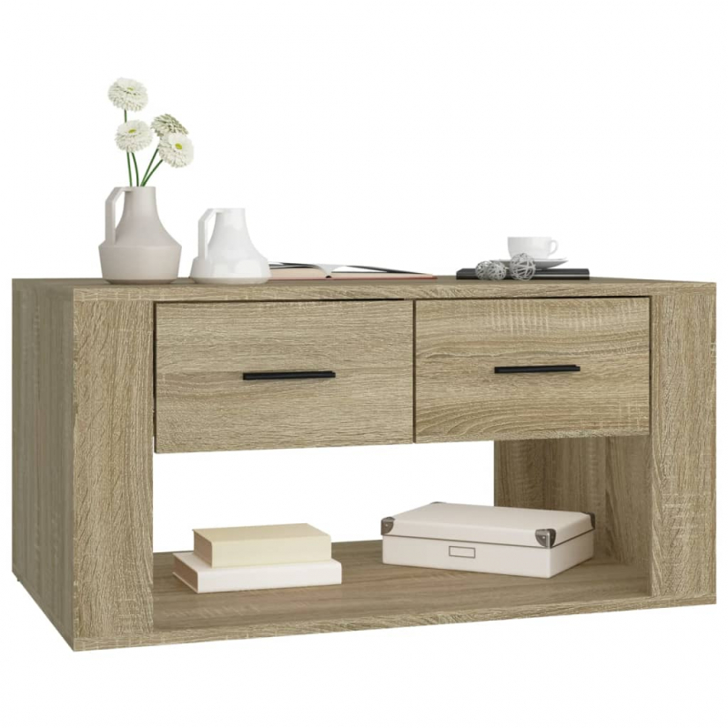 Couchtisch Sonoma-Eiche 80x50x40 cm Holzwerkstoff