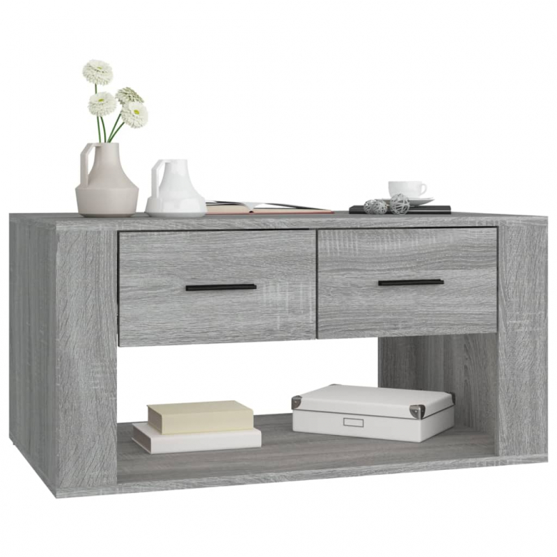 Couchtisch Grau Sonoma 80x50x40 cm Holzwerkstoff