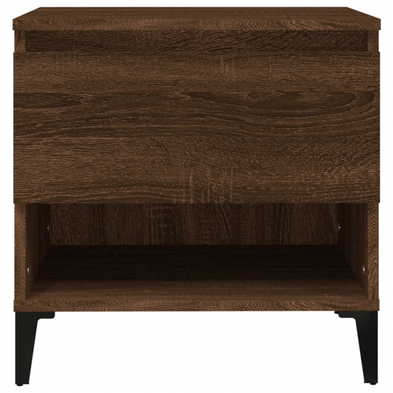 Beistelltisch Braun Eichen-Optik 50x46x50 cm Holzwerkstoff