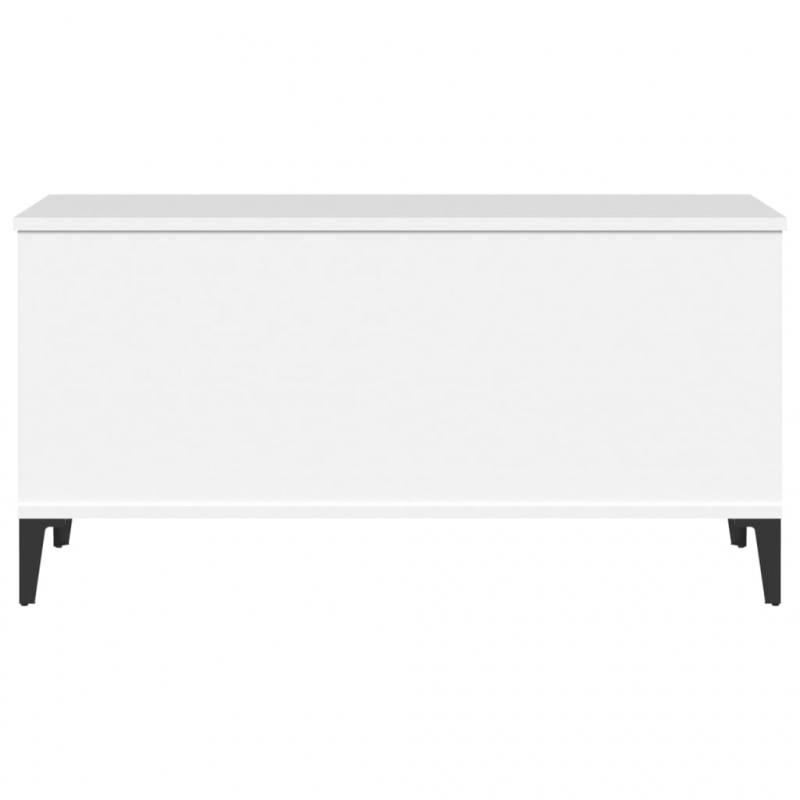 Couchtisch Weiß 90x44,5x45 cm Holzwerkstoff