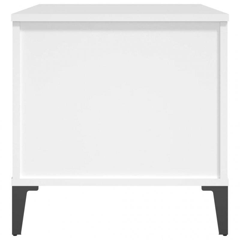 Couchtisch Weiß 90x44,5x45 cm Holzwerkstoff
