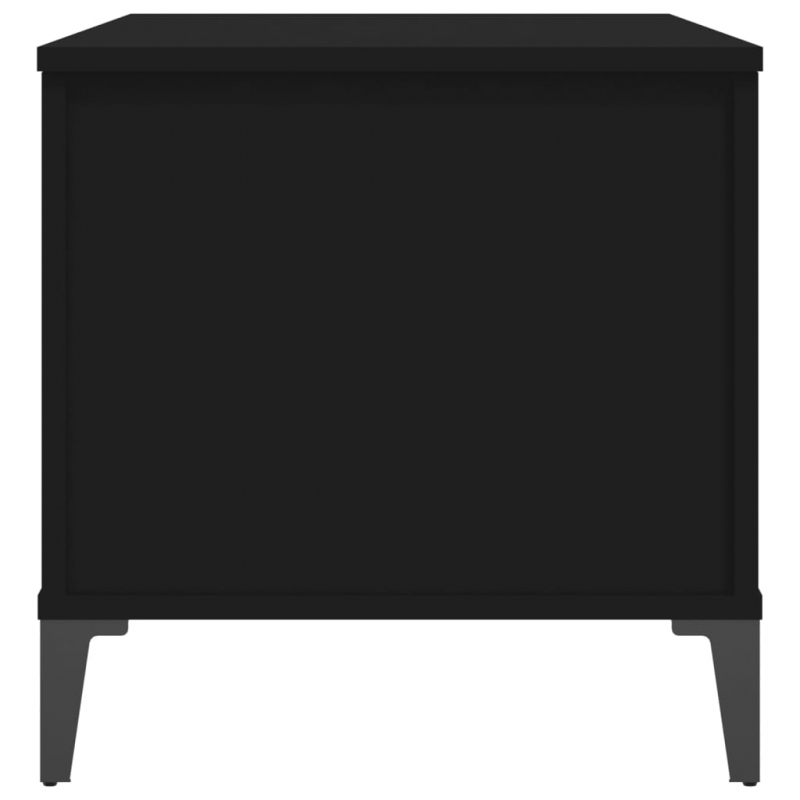 Couchtisch Schwarz 90x44,5x45 cm Holzwerkstoff