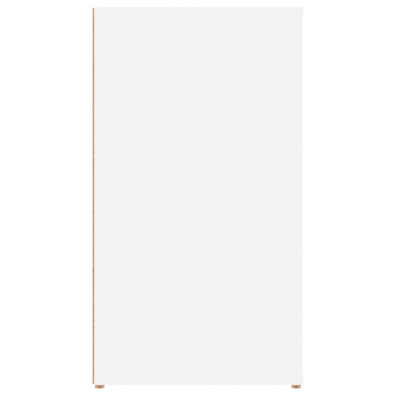 Sideboard Weiß 100x33x59,5 cm Holzwerkstoff