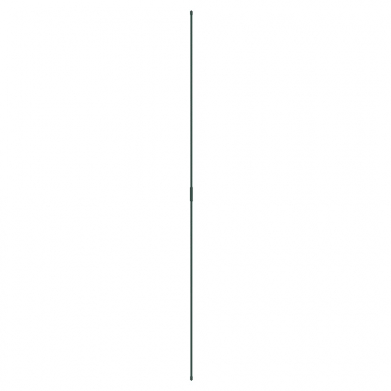 Pflanzenstützen 30 Stk. Grün 150 cm Stahl