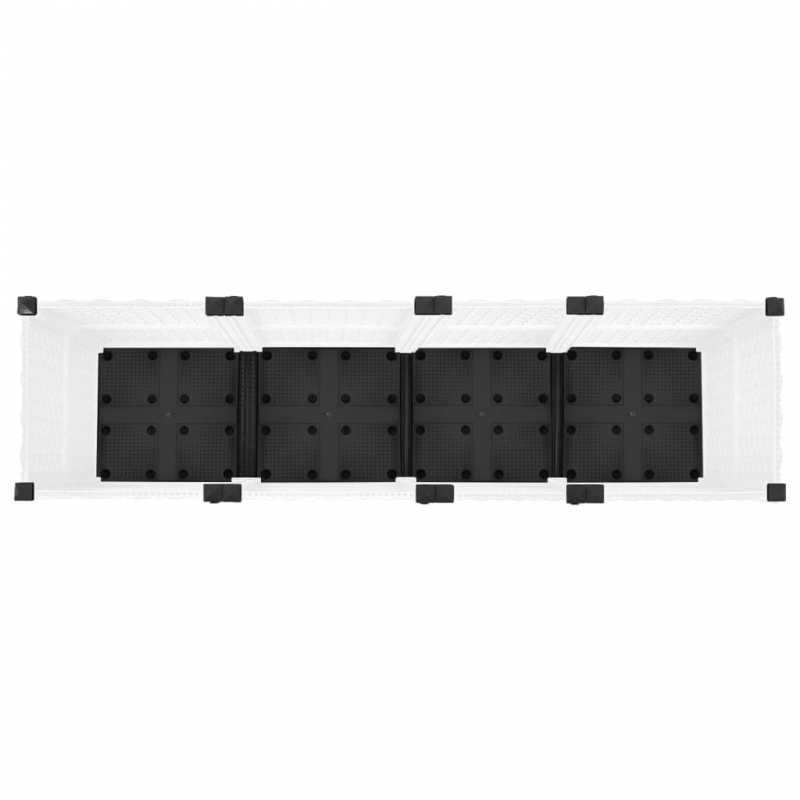 Hochbeet 160x40x38 cm Polypropylen