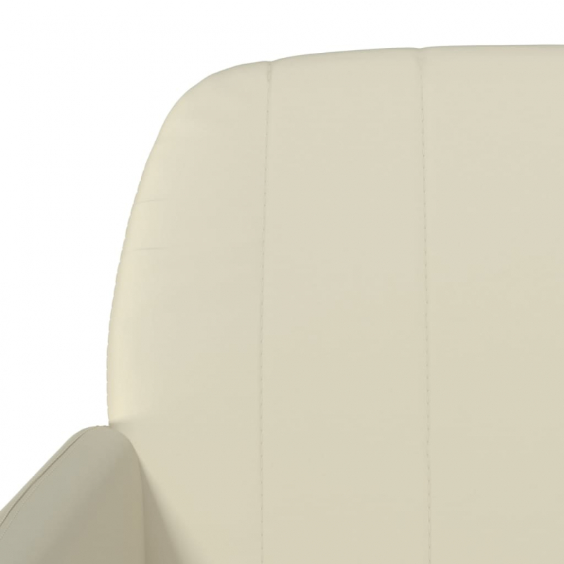 Sitzbank Creme 107x80x81 cm Kunstleder