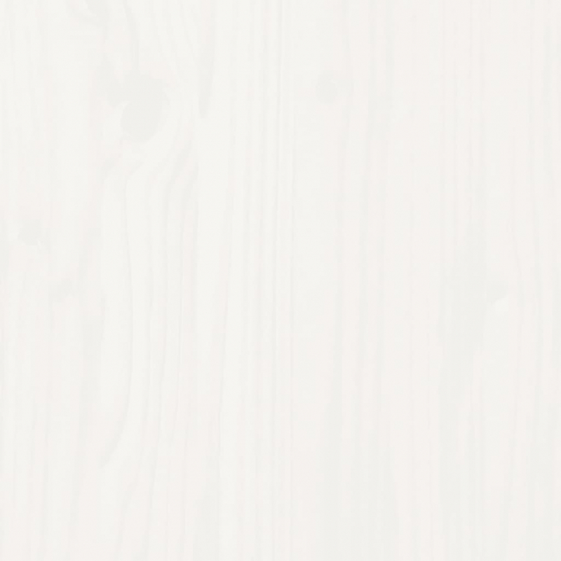 Komposter Weiß 63,5x63,5x77,5 cm Massivholz Kiefer