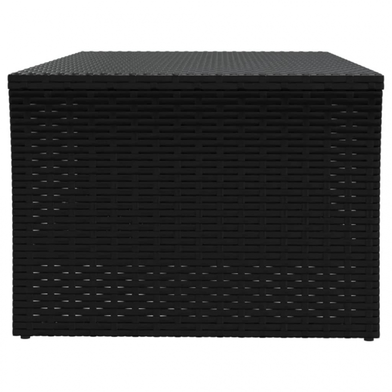 Couchtisch Schwarz 100x50x40 cm Poly Rattan