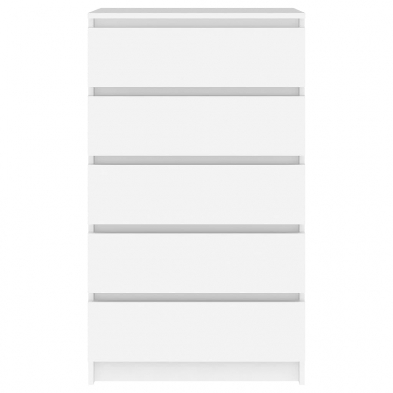 Schubladenschrank Weiß 60x36x103 cm Holzwerkstoff