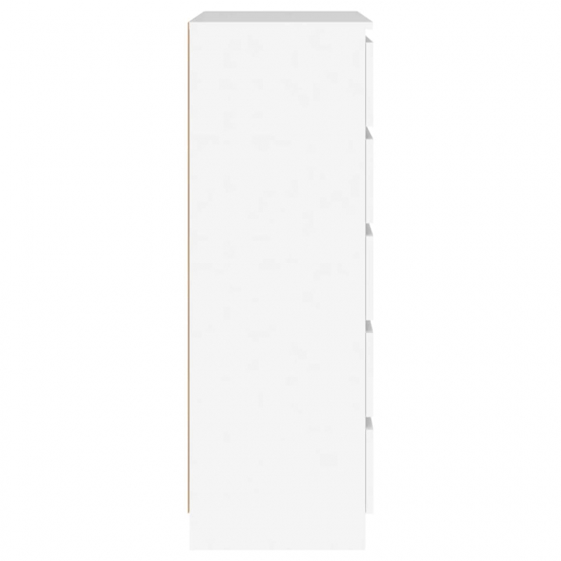 Schubladenschrank Weiß 60x36x103 cm Holzwerkstoff