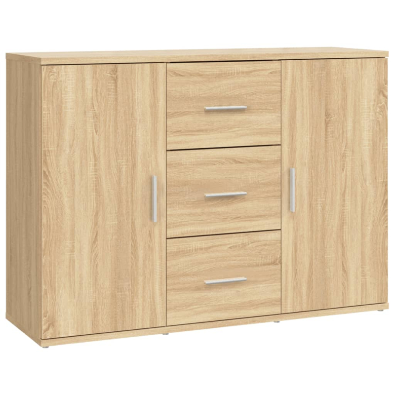 Sideboard Sonoma-Eiche 91x29,5x65 cm Holzwerkstoff
