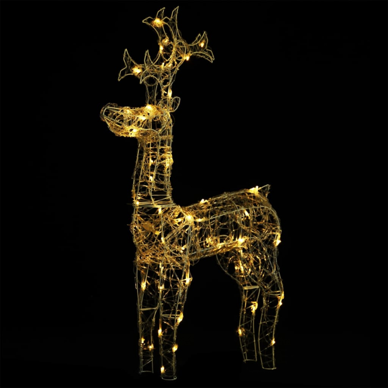 Rentiere Weihnachtsdekoration 3 Stk. 60x16x100 cm Acryl