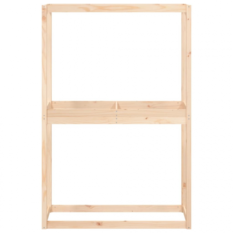 Reifenregal 120x40x180 cm Massivholz Kiefer