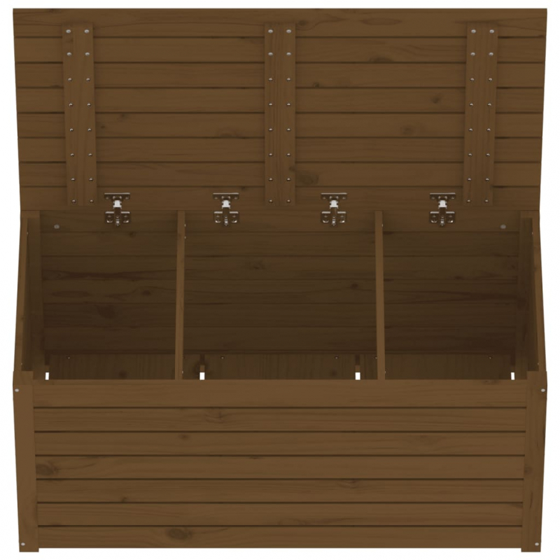 Gartenbox Honigbraun 101x50,5x46,5 cm Massivholz Kiefer