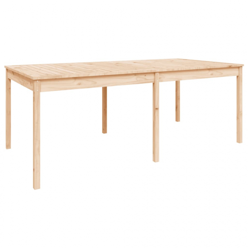 Gartentisch 203,5x100x76 cm Massivholz Kiefer