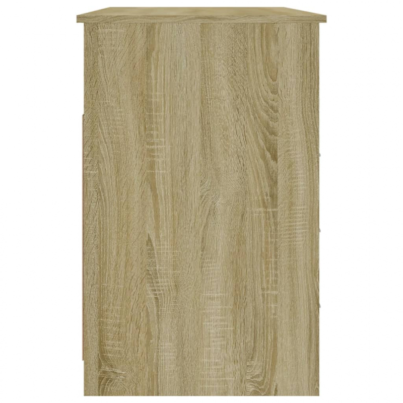 Schreibtisch mit Schubladen Sonoma-Eiche 102x50x76 cm