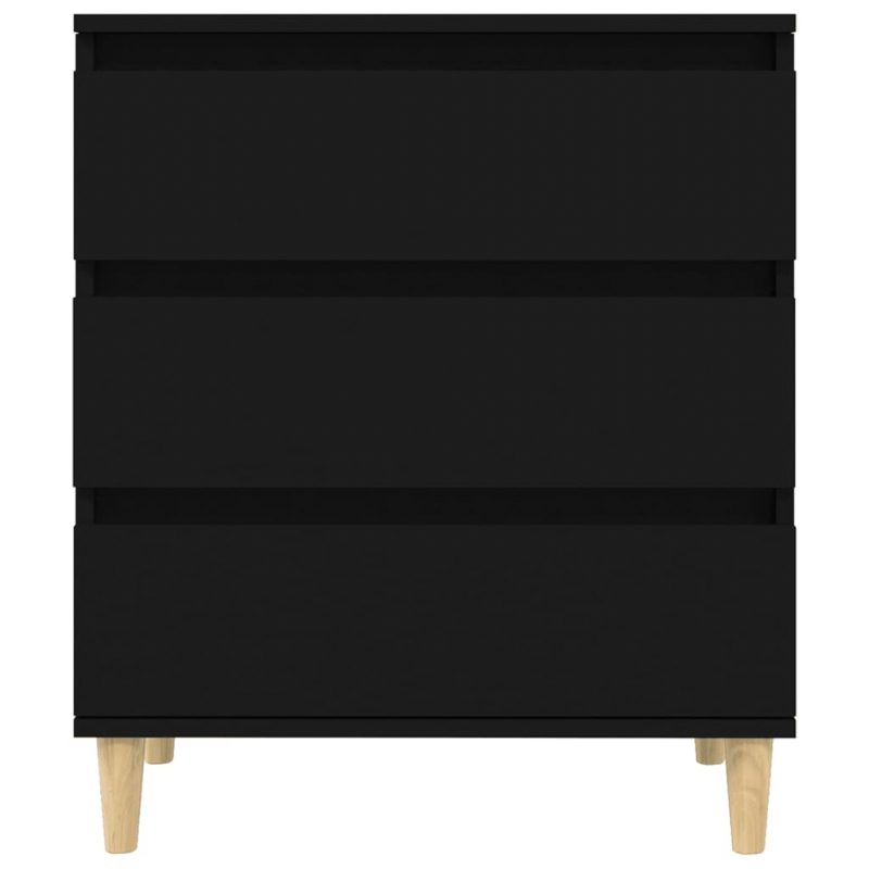 Sideboard Schwarz 60x35x70 cm Holzwerkstoff