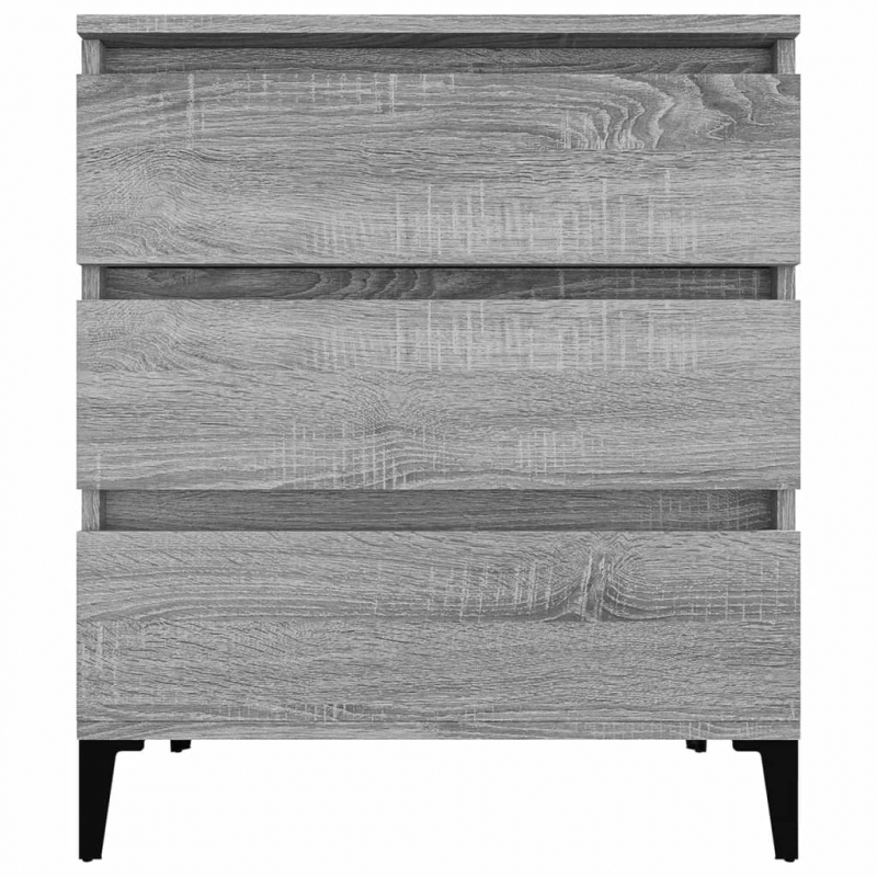 Sideboard Grau Sonoma 60x35x70 cm Holzwerkstoff