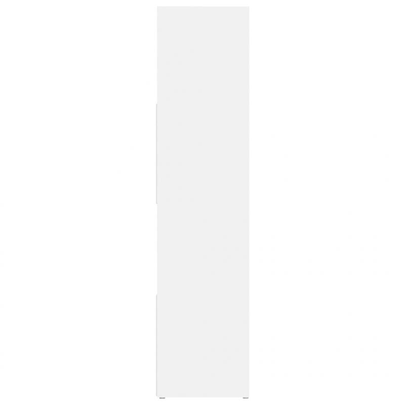 Bücherregal/Raumteiler Weiß 105x24x102 cm