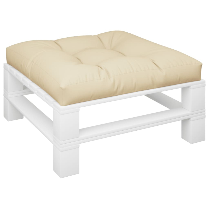 Palettensofa-Kissen Beige 70x70x12 cm