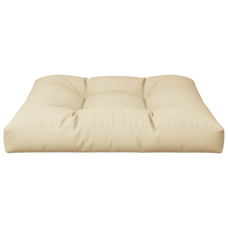 Palettensofa-Kissen Beige 70x70x12 cm