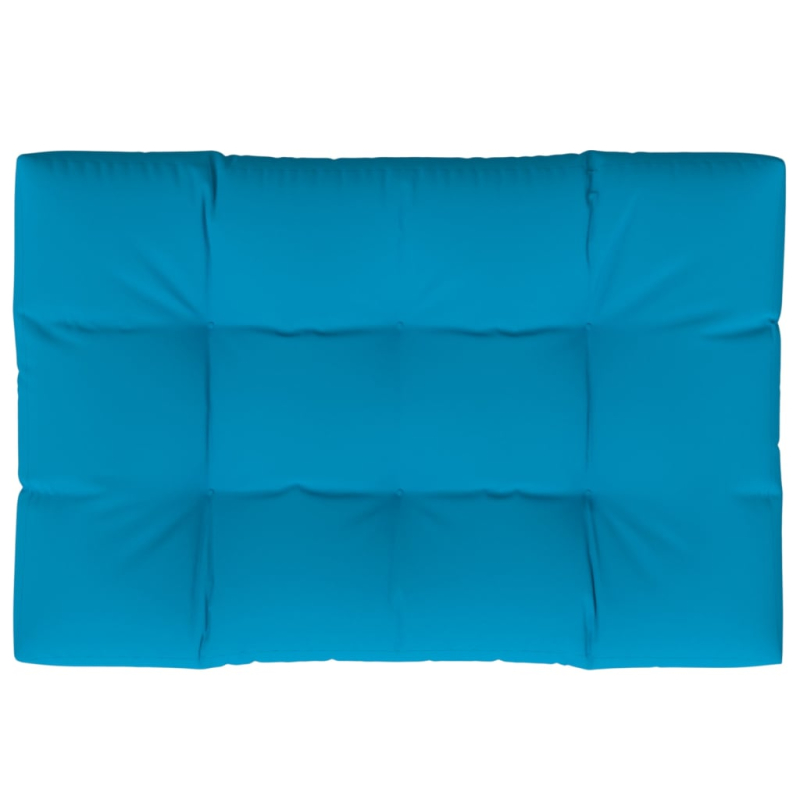 Palettenkissen Blau 120x80x12 cm Stoff