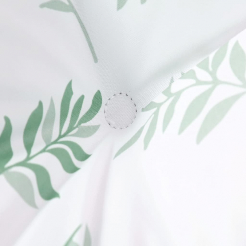 Palettenkissen 2-tlg. Blattmuster Stoff