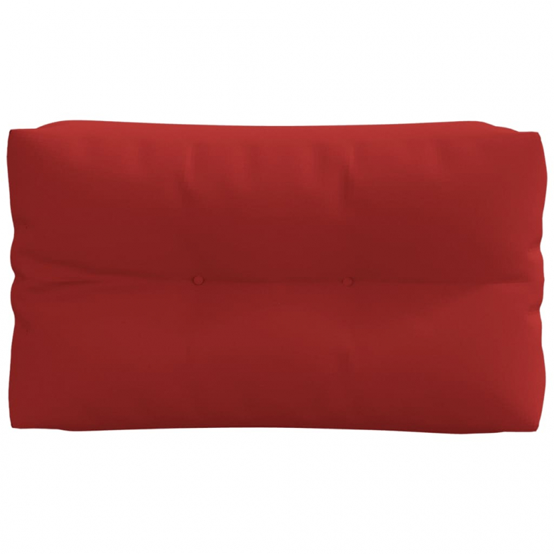 Palettenkissen 2-tlg. Rot Stoff