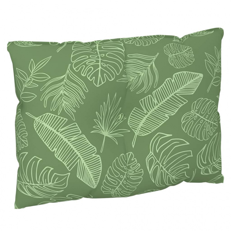 Palettenkissen 3 Stk. Blattmuster Oxford-Gewebe