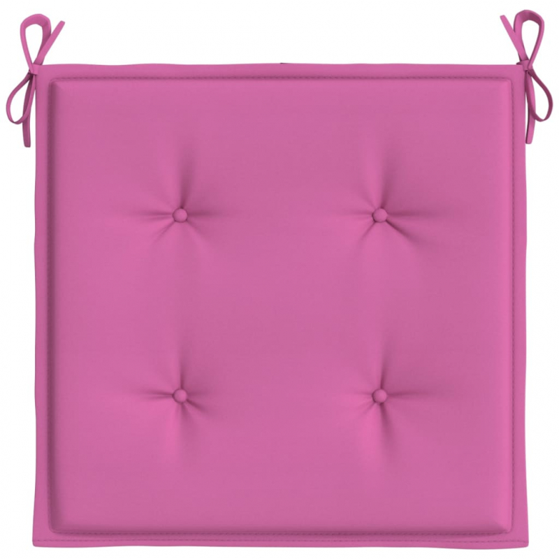 Gartenstuhl-Kissen 4 Stk. Rosa 50x50x4 cm Stoff