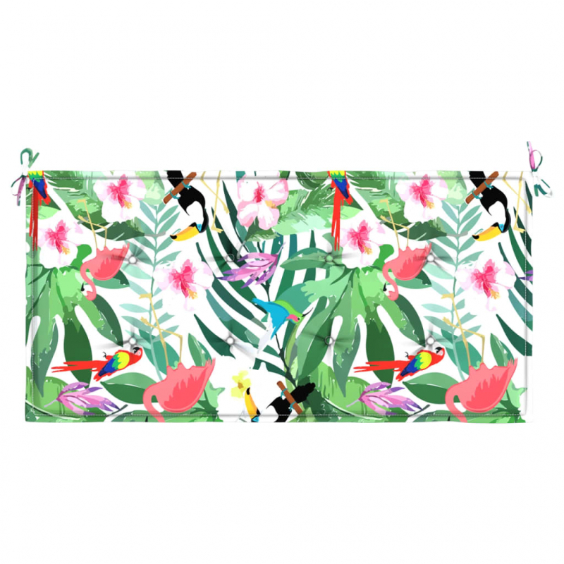 Gartenbank-Auflage Mehrfarbig 120x50x4 cm Oxford-Gewebe