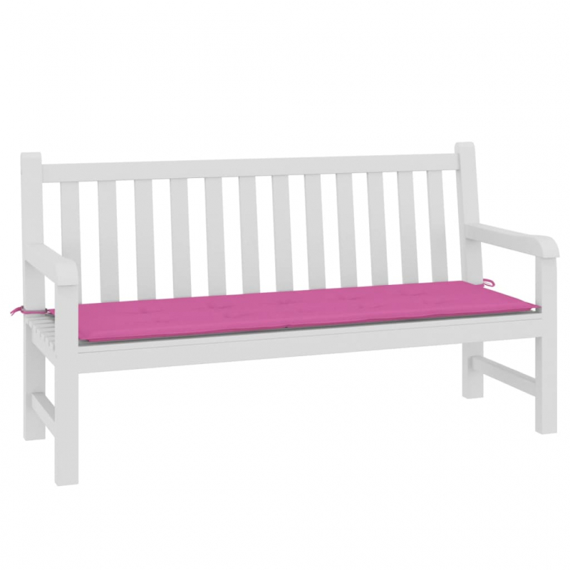Gartenbank-Auflage Rosa 150x50x4 cm Oxford-Gewebe