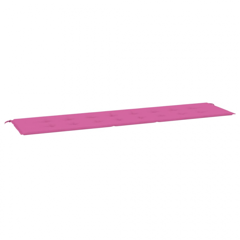 Gartenbank-Auflage Rosa 200x50x4 cm Stoff