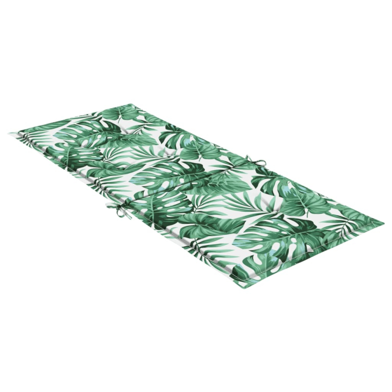 Hochlehner-Auflagen 6 Stk. Blattmuster Stoff