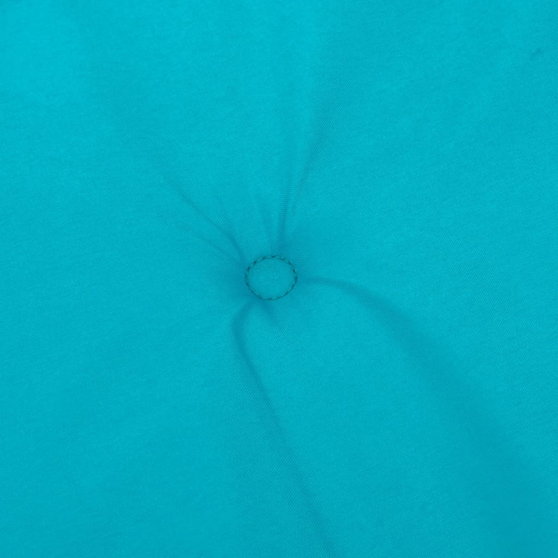 Niedriglehner-Auflagen 2 Stk. Türkis Stoff