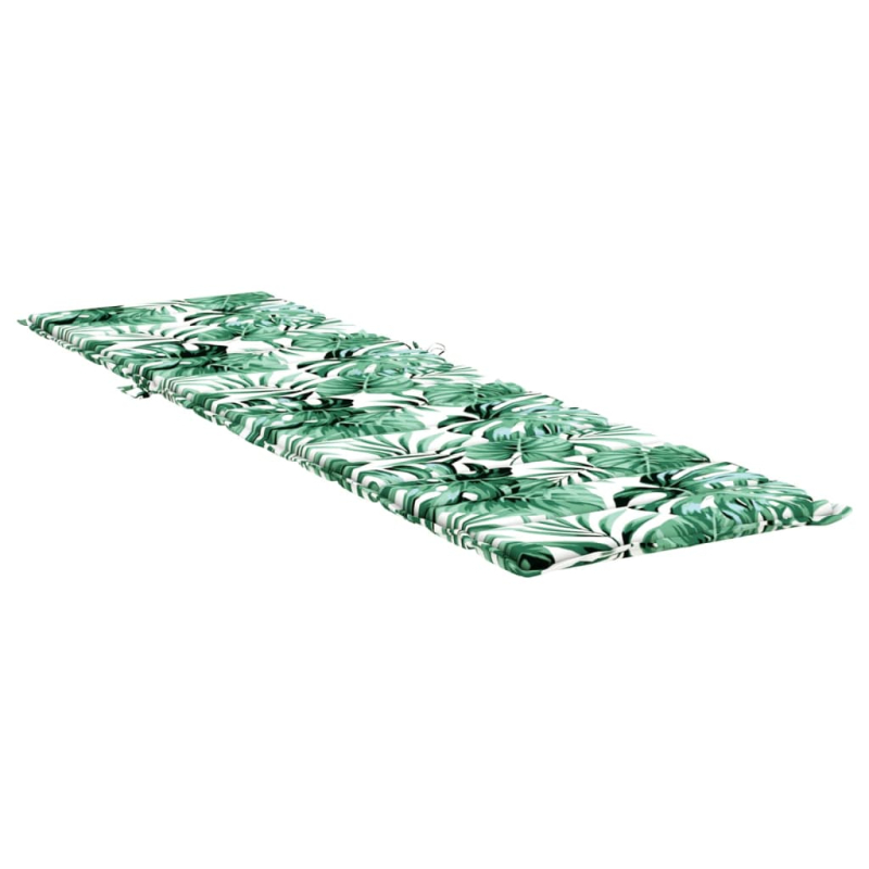 Sonnenliegen-Auflage Blattmuster Oxford-Gewebe