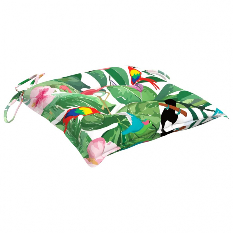 Stuhlkissen 2 Stk. Mehrfarbig 50x50x7 cm Oxford-Gewebe