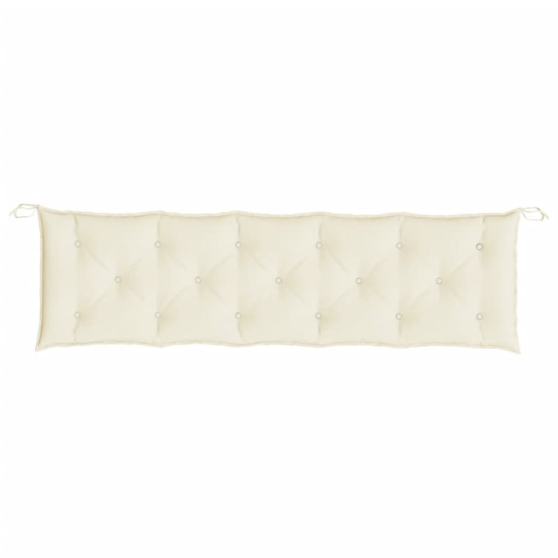 Gartenbank-Auflage Creme 180x50x7 cm Oxford-Gewebe