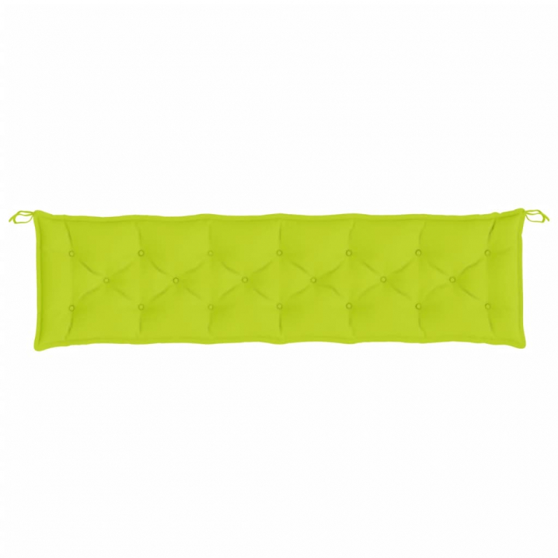 Gartenbank-Auflage Hellgrün 200x50x7 cm Oxford-Gewebe