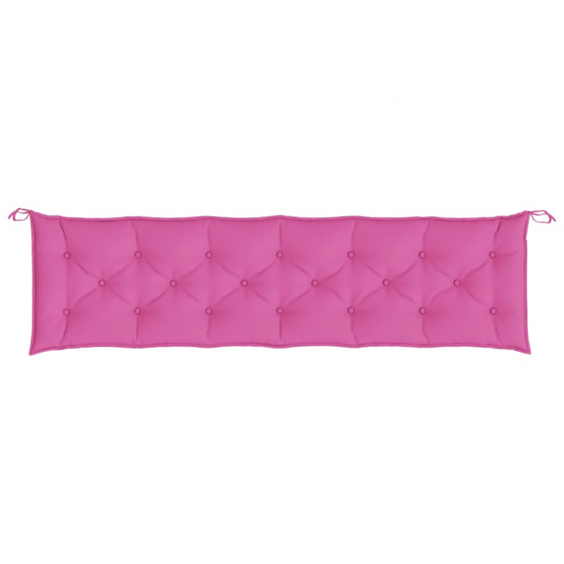 Gartenbank-Auflage Rosa 200x50x7 cm Stoff
