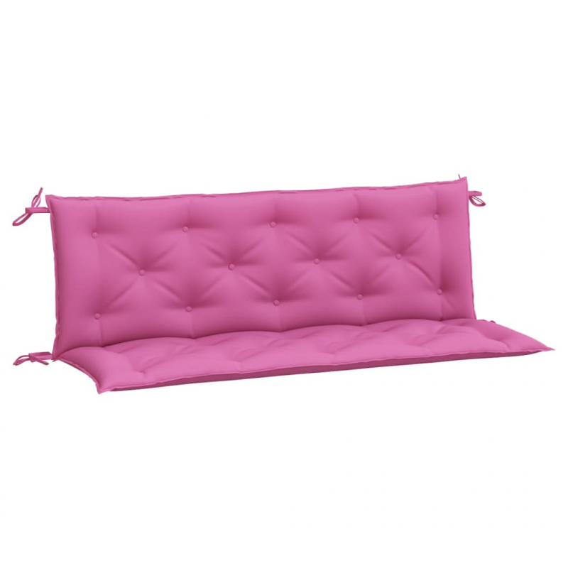 Gartenbank-Auflagen 2 Stk. Rosa 150x50x7 cm Stoff