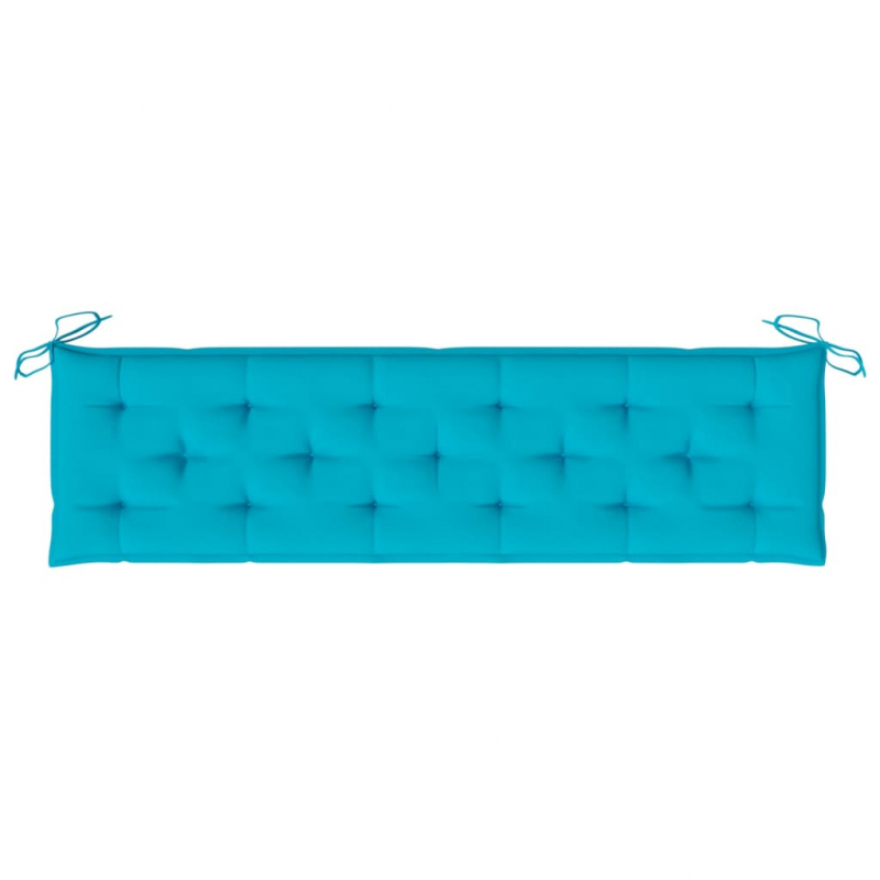 Gartenbank-Auflagen 2 Stk. Türkis Oxford-Gewebe