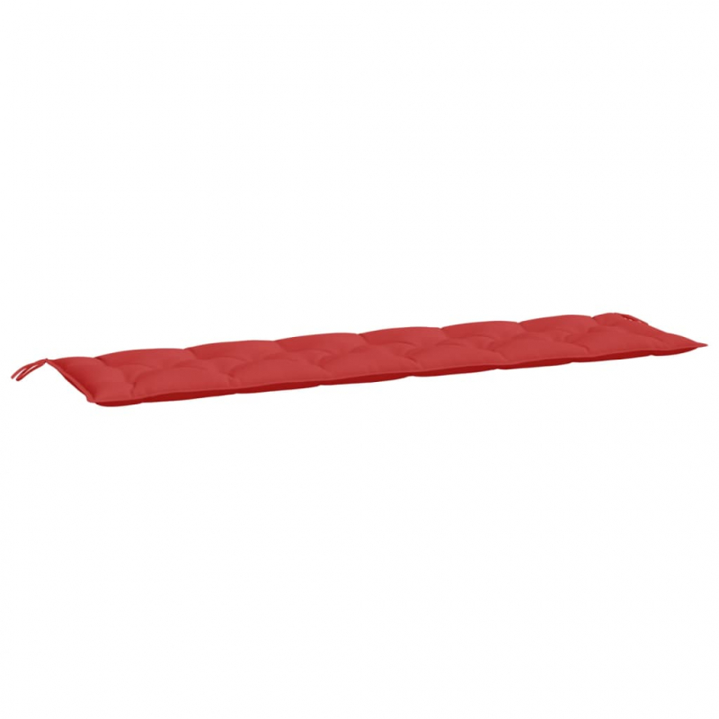 Gartenbank-Auflagen 2 Stk. Rot 200x50x7 cm Oxford-Gewebe