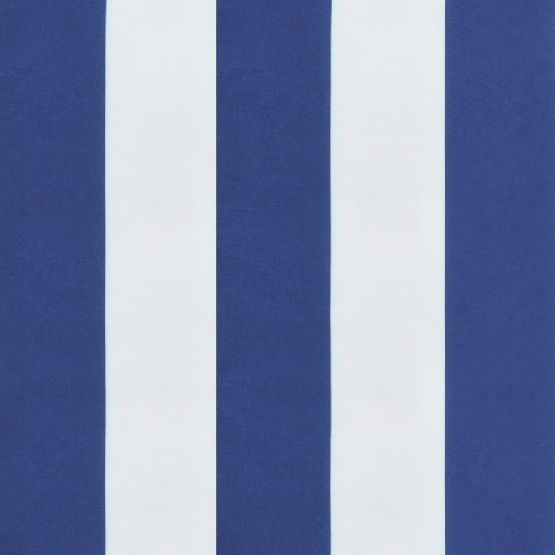 Gartenbank-Auflagen 2 Stk. Blau&Weiß Gestreift 200x50x7cm Stoff